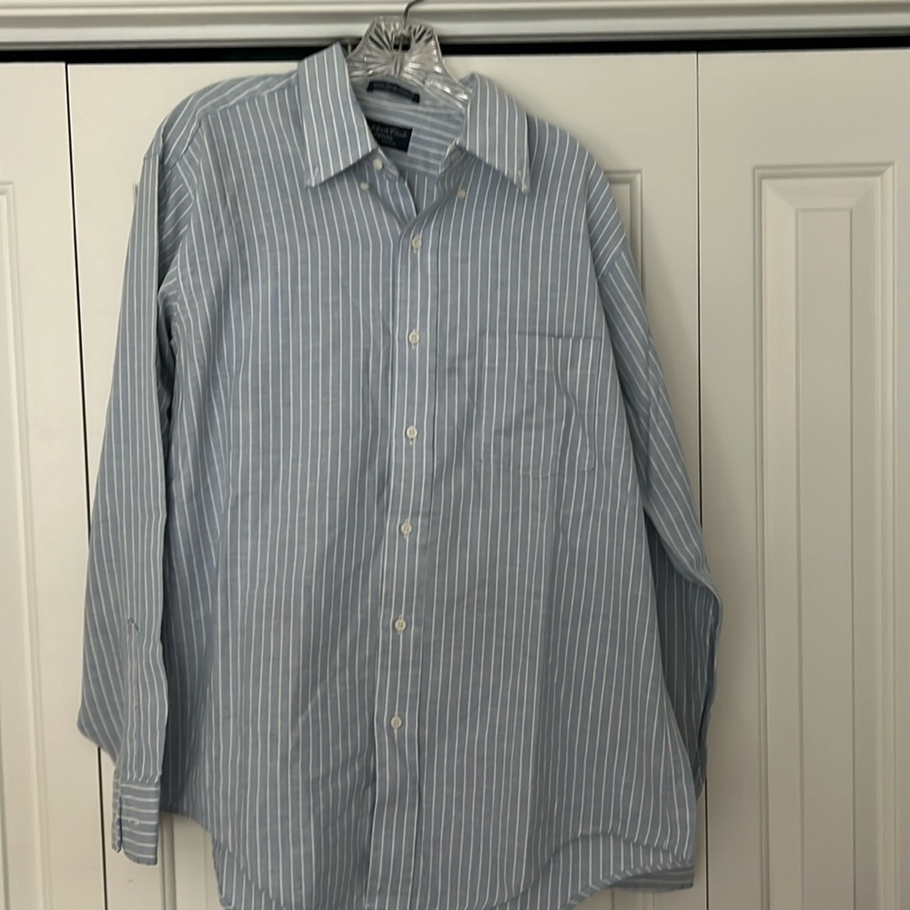 Men’s Paddock Club by Arrow Long Sleeved Button Up Shirt